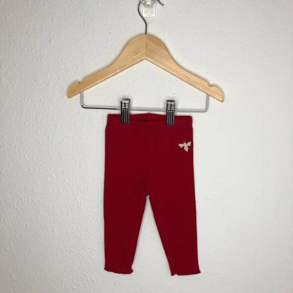 NWT Burt's Bees Baby pants set Christmas outfit snowflakes size 0-3 months - Picture 4 of 10